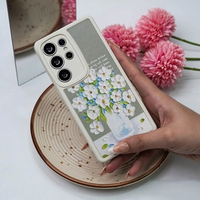 Flower Painting Phone Case - Samsung Tactile Buttons