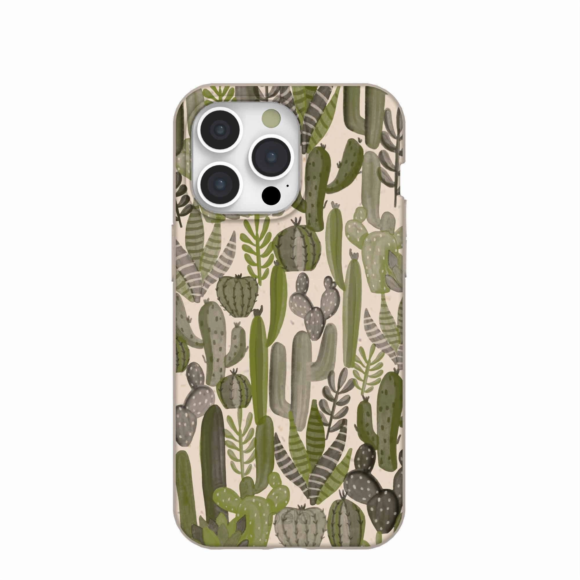 Smooth Feel 3D Effect Seashell Succulent Cacti iPhone 15 Pro Max Case