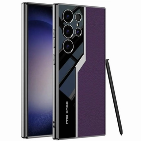 Quilted Classic Plain Leather Craft Case - Samsung Luxury Appeal