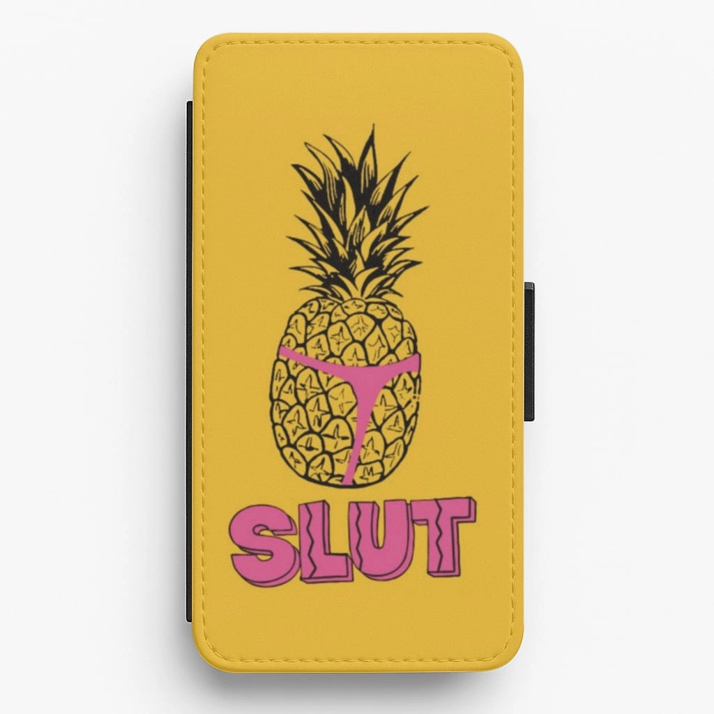 Classic Look Minimal Build Texture Holt's Pineapple Shirt Design - B99 Flip / Wallet Phone Case