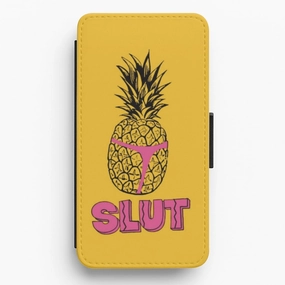 Classic Look Minimal Build Texture Holt's Pineapple Shirt Design - B99 Flip / Wallet Phone Case