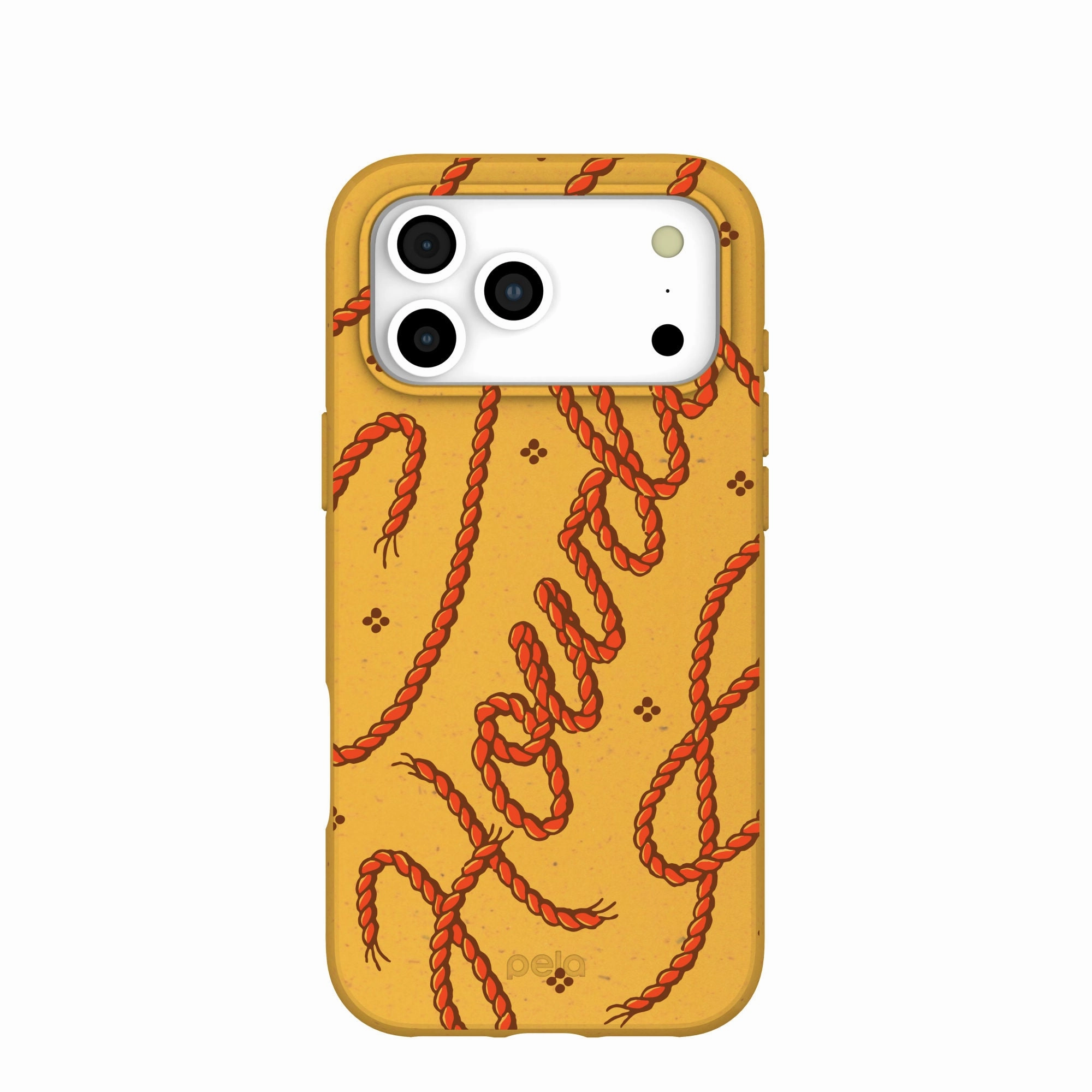 Honey Howdy iPhone 17 Pro Max Case Polished Surface Marble Texture