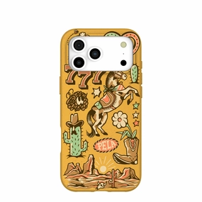 Honey Miller West iPhone 17 Pro Max Case Luxury Look