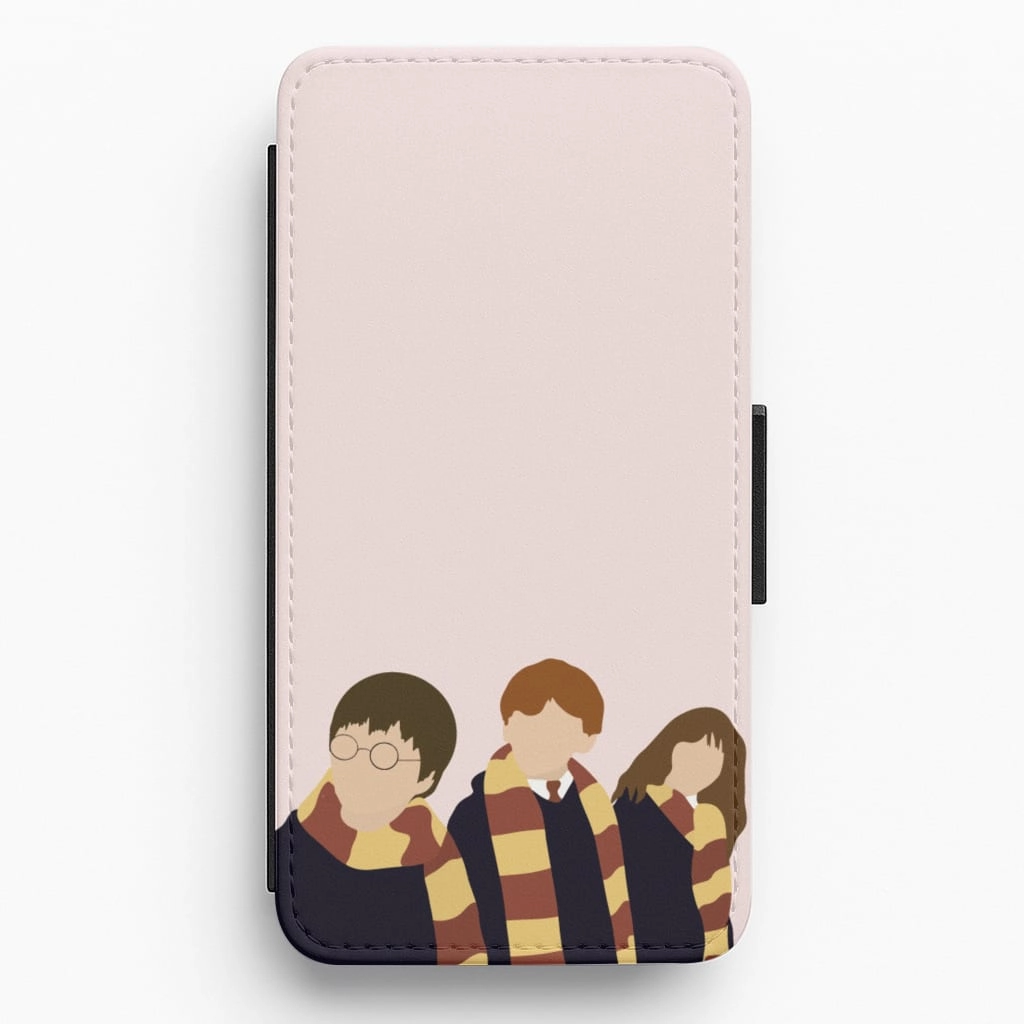 Wizard Cartoons Flip / Wallet Phone Case Soft Surface Design Travel Friendly