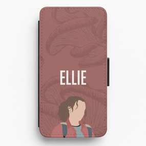 Durable Quality Light Shield Ellie Mushroom Pattern Flip / Wallet Phone Case