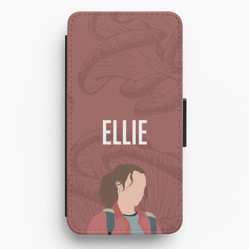 Durable Quality Light Shield Ellie Mushroom Pattern Flip / Wallet Phone Case