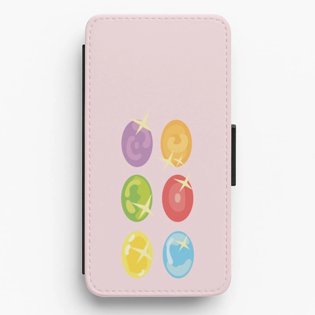 Infinity stones Flip / Wallet Phone Case Protective Texture Finish