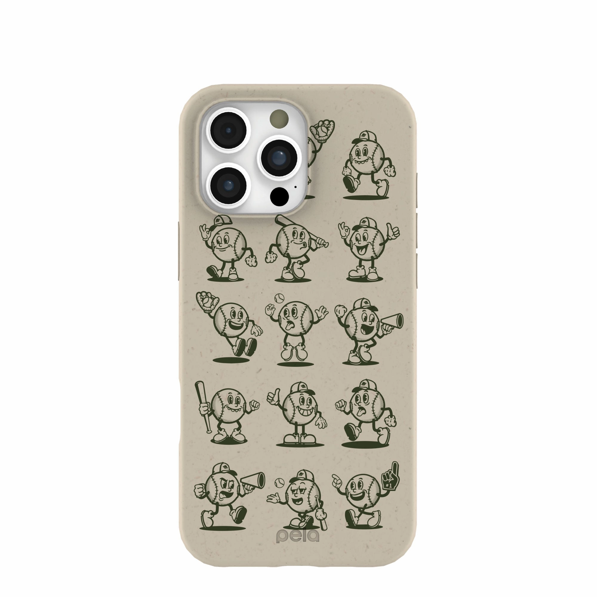 London Fog Lets Play Ball iPhone 16 Pro Max Case Flexible Feel Minimal Touch