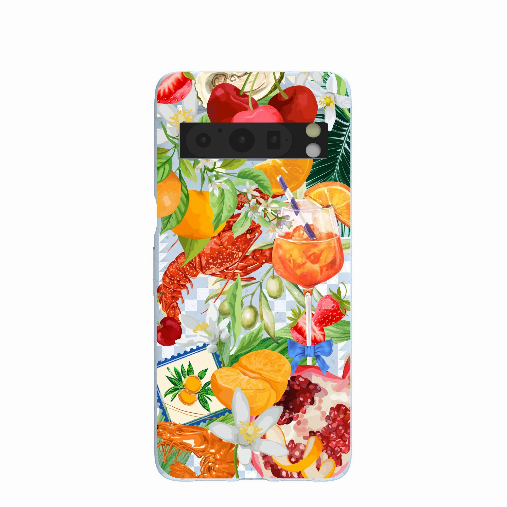 High protection Powder Blue Mediterranean Summers Google Pixel 8 Pro Case