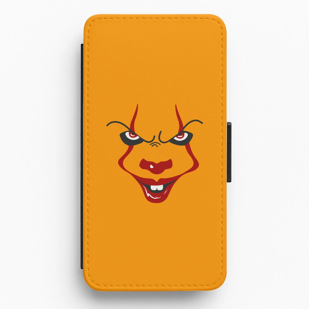 It The Clown - Halloween Flip / Wallet Phone Case Soft Build Texture Premium Surface