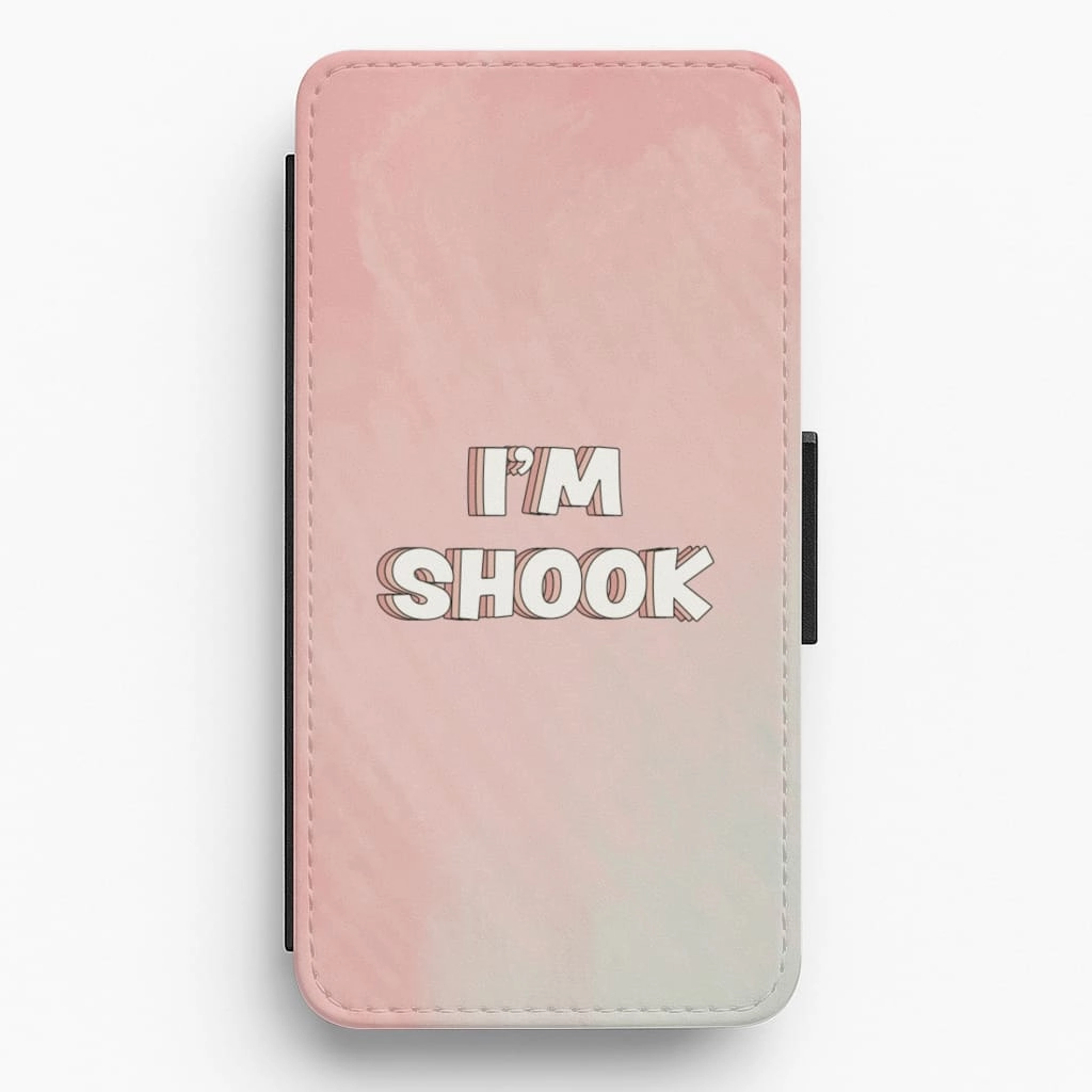 I'm Shook - James Charles Flip / Wallet Phone Case Hybrid Material