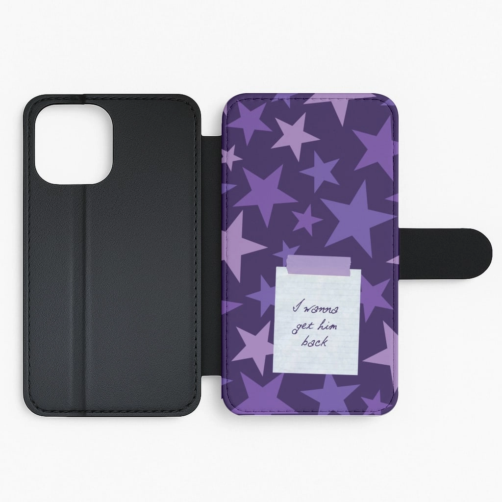 Personal Style I Wanna Get Him Back Flip / Wallet Phone Case
