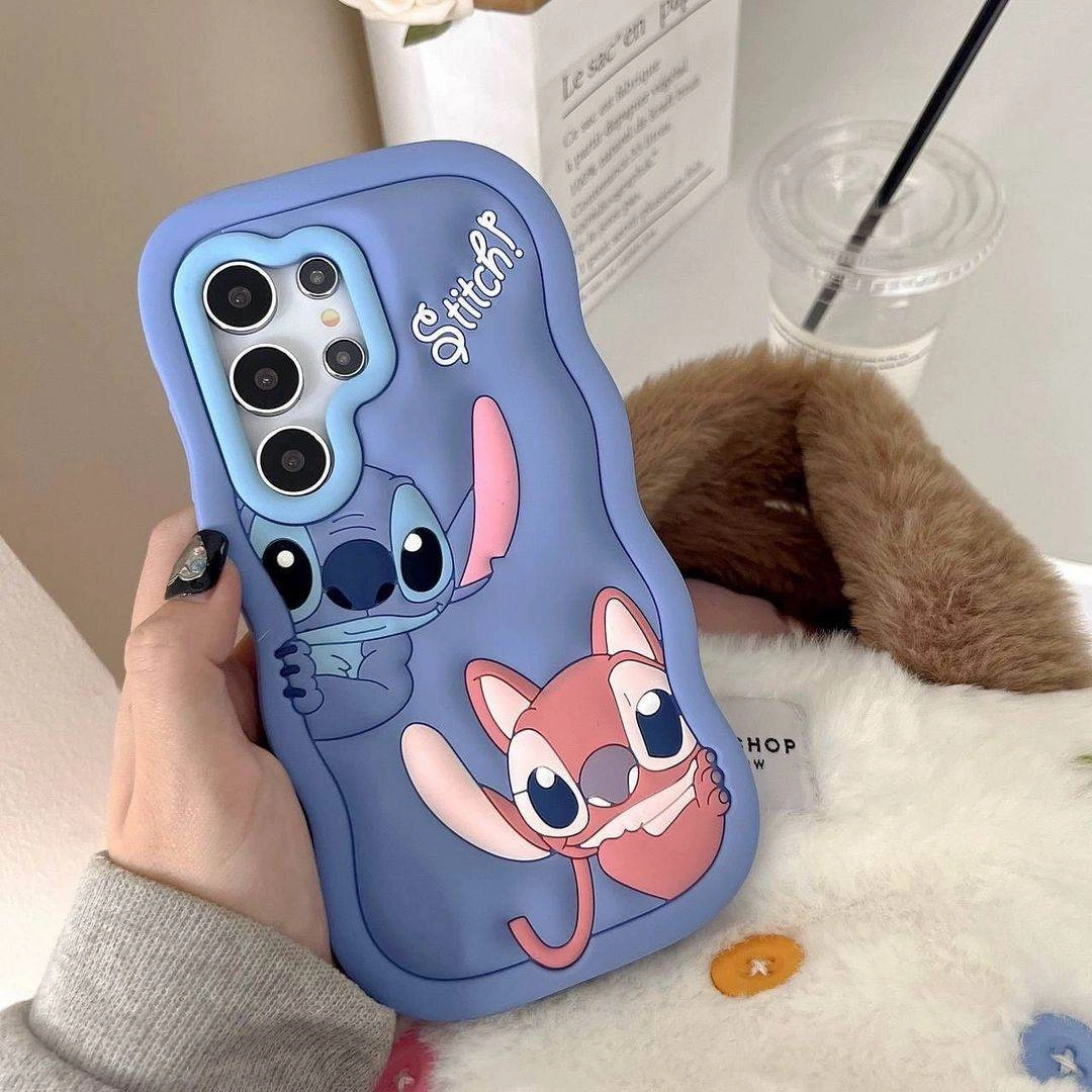Adorable Mouse Stitch Cartoon Case - Samsung Universal Fit Long Lasting