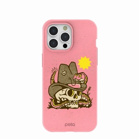 Vivid Texture Bubblegum Pink Snakebite iPhone 15 Pro Max Case