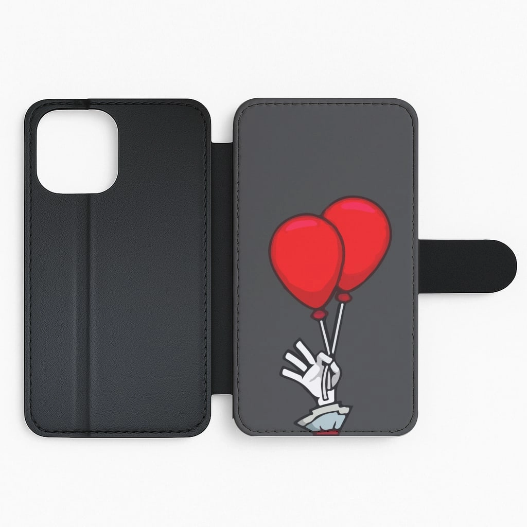 It Balloons - Halloween  Flip / Wallet Phone Case Premium Pattern Design Polished Texture
