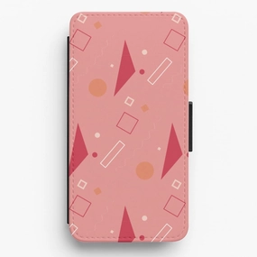 It's A Sin Pattern Flip / Wallet Phone Case Hybrid Grip Finish Vivid Texture