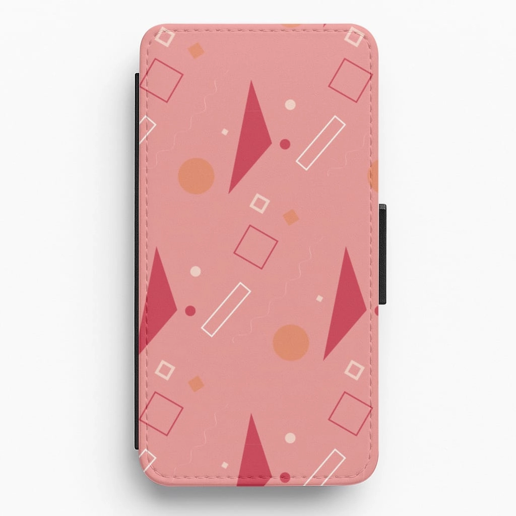 It's A Sin Pattern Flip / Wallet Phone Case Hybrid Grip Finish Vivid Texture