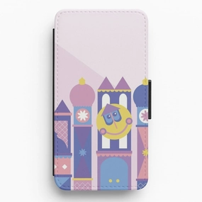 Modern feature It's A Small World Flip / Wallet Phone Case