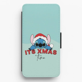 It's Xmas Time Flip / Wallet Phone Case Soft Edge Detail Classic Texture