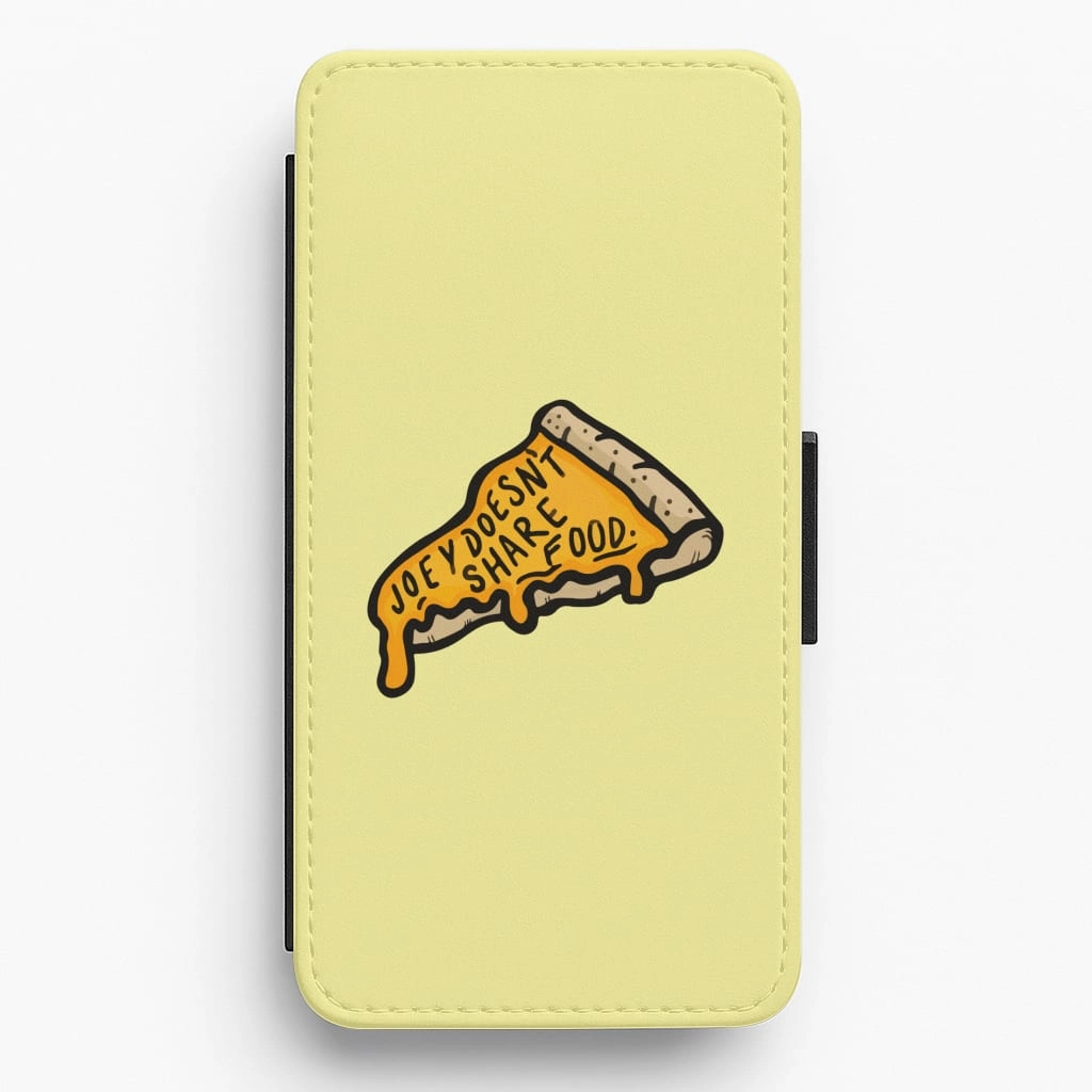 Strong Outline Vibrant Colors Joey Doesn't Share Food Flip / Wallet Phone Case