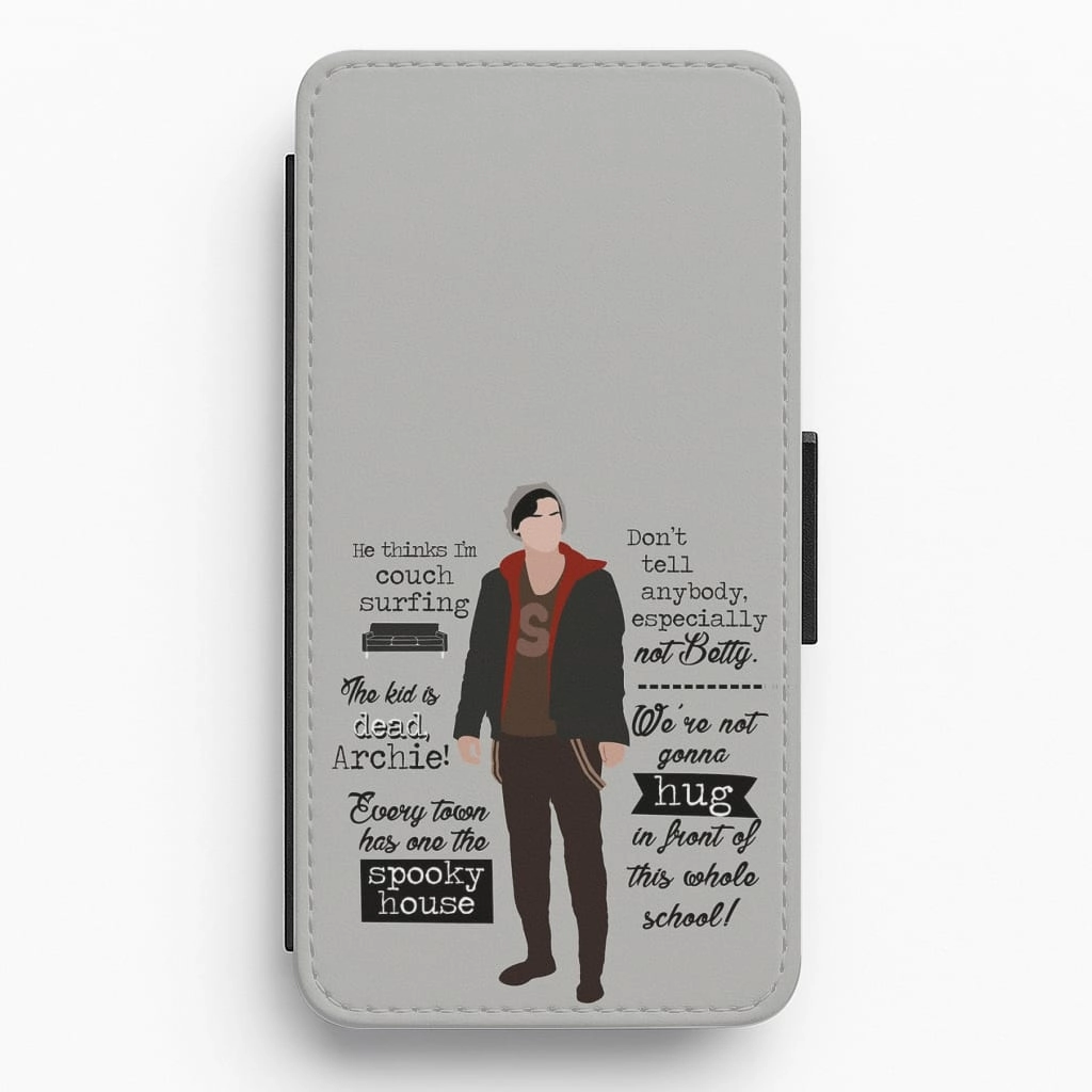 Jughead Quotes Riverdale Flip / Wallet Phone Case Lightweight accessory