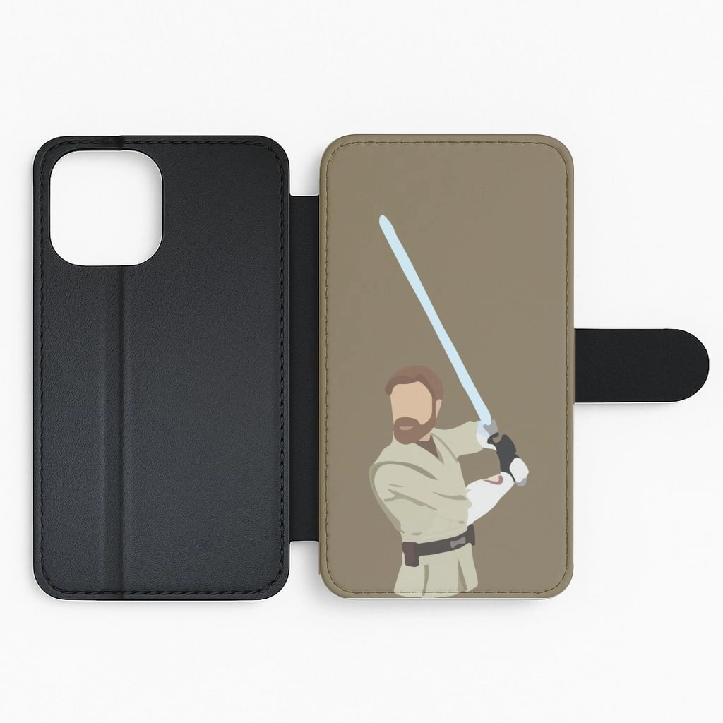 Kenobi Faceless Flip / Wallet Phone Case Simple Style Premium Surface