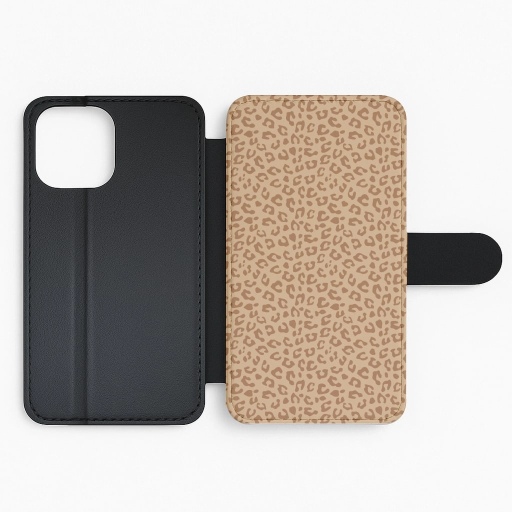 Gloss Layer Finish Leopard - Animal Patterns Flip / Wallet Phone Case