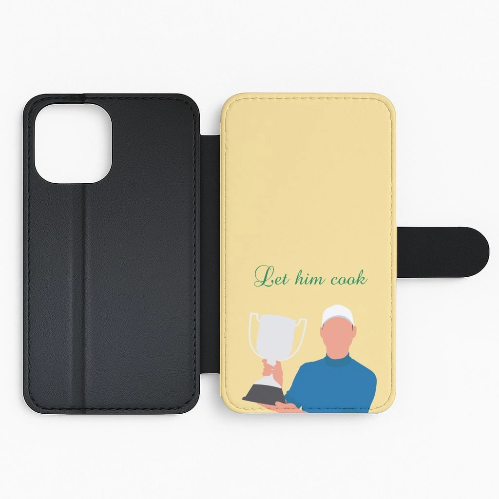 Matte Pattern Office Accessory Let Him Cook Flip / Wallet Phone Case