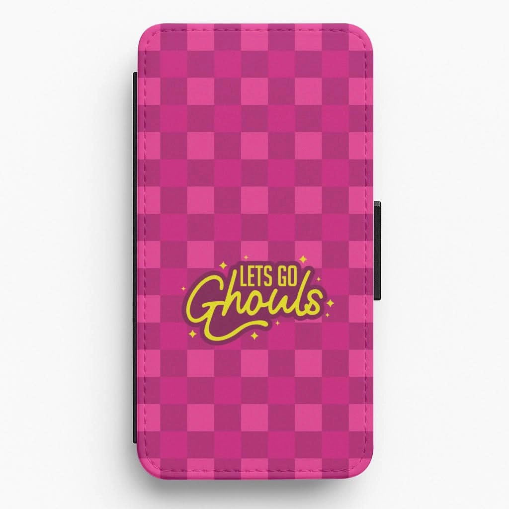 Let's Go Ghouls Flip / Wallet Phone Case Flexible frame