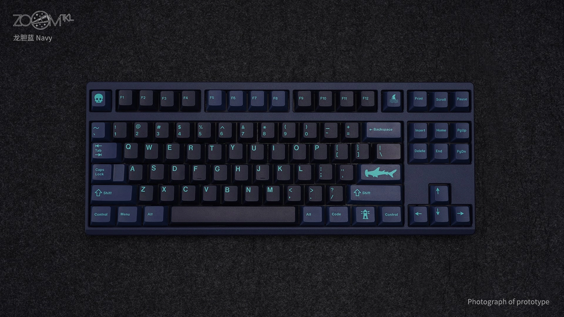 Flexible structure Premium Craft Detail [Limited Stock] ZOOM TKL ESSENTIAL EDITION-Navy