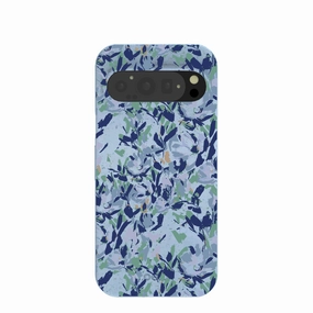 Powder Blue Blue Blooms Google Pixel 9/9 Pro Case Colorful option