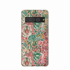 Seashell Hidden Tigers Google Pixel 7 Pro Case Premium Craft