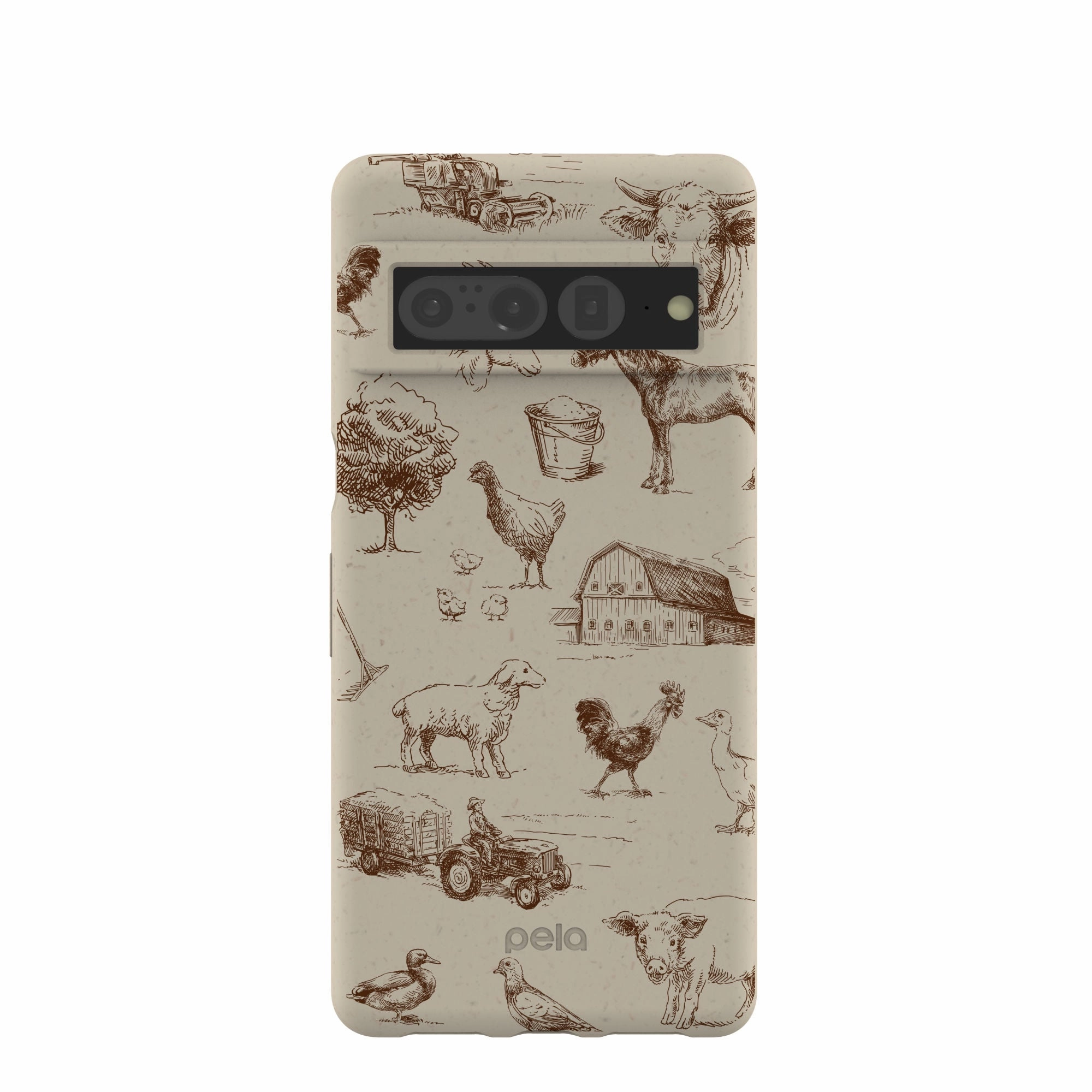 London Fog Barn and Field Google Pixel 7 Pro Case Color Pattern Smooth Finish