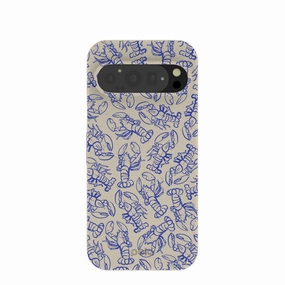 Colorful option Student Friendly London Fog Blue Lobster Google Pixel 9/9 Pro Case