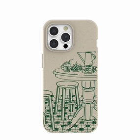 Minimal Texture Layer Everyday Use London Fog Brunch iPhone 15 Pro Max Case