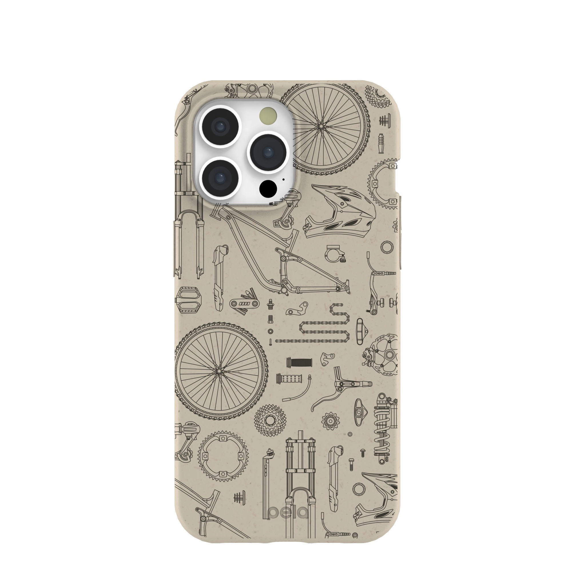 Minimal Pattern Texture London Fog Changing Gears iPhone 15 Pro Max Case