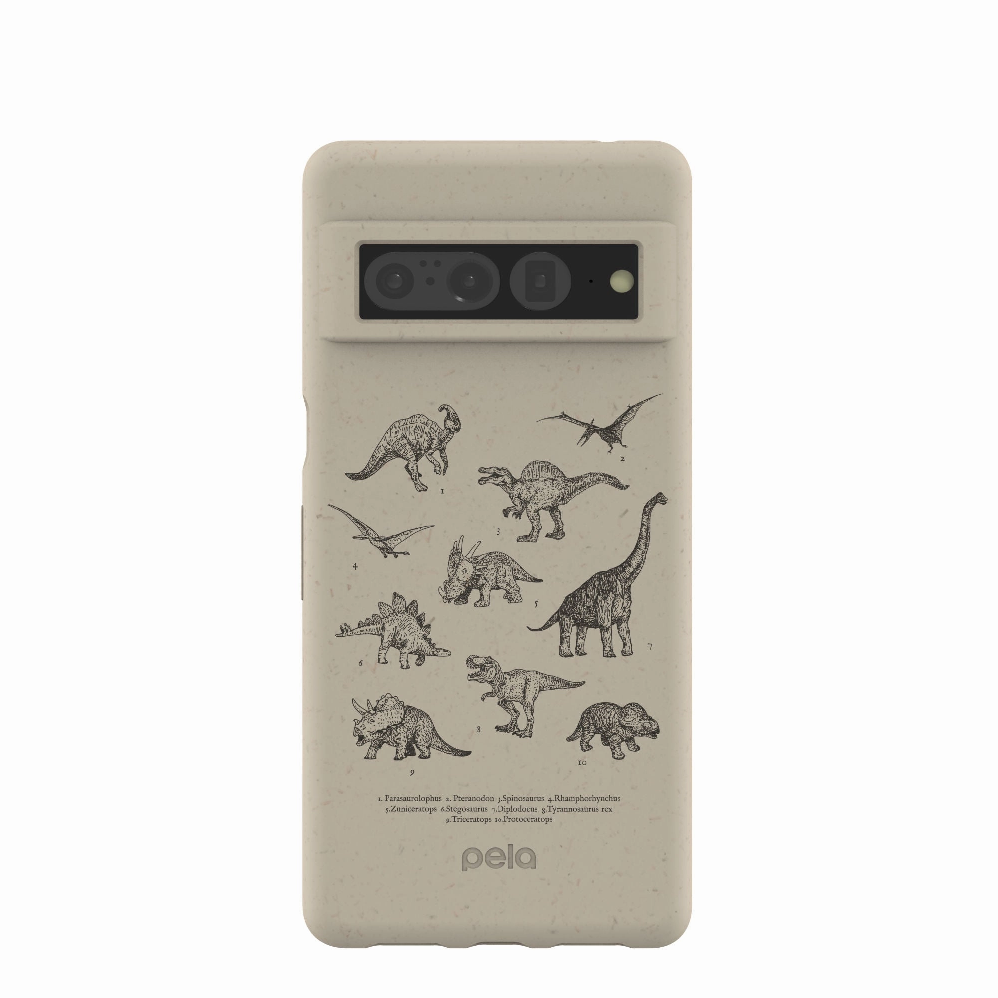 London Fog Dinosaurology Google Pixel 7 Pro Case Hybrid Edge Custom Fit
