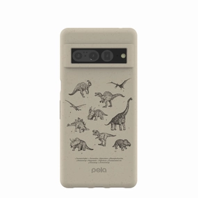 London Fog Dinosaurology Google Pixel 7 Pro Case Hybrid Edge Custom Fit