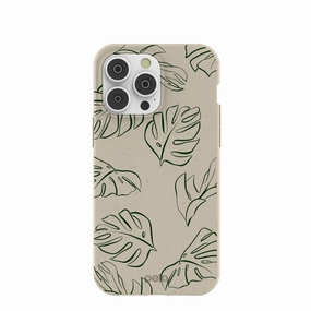 Premium Surface Finish London Fog Leaf Lines iPhone 14 Pro Max Case