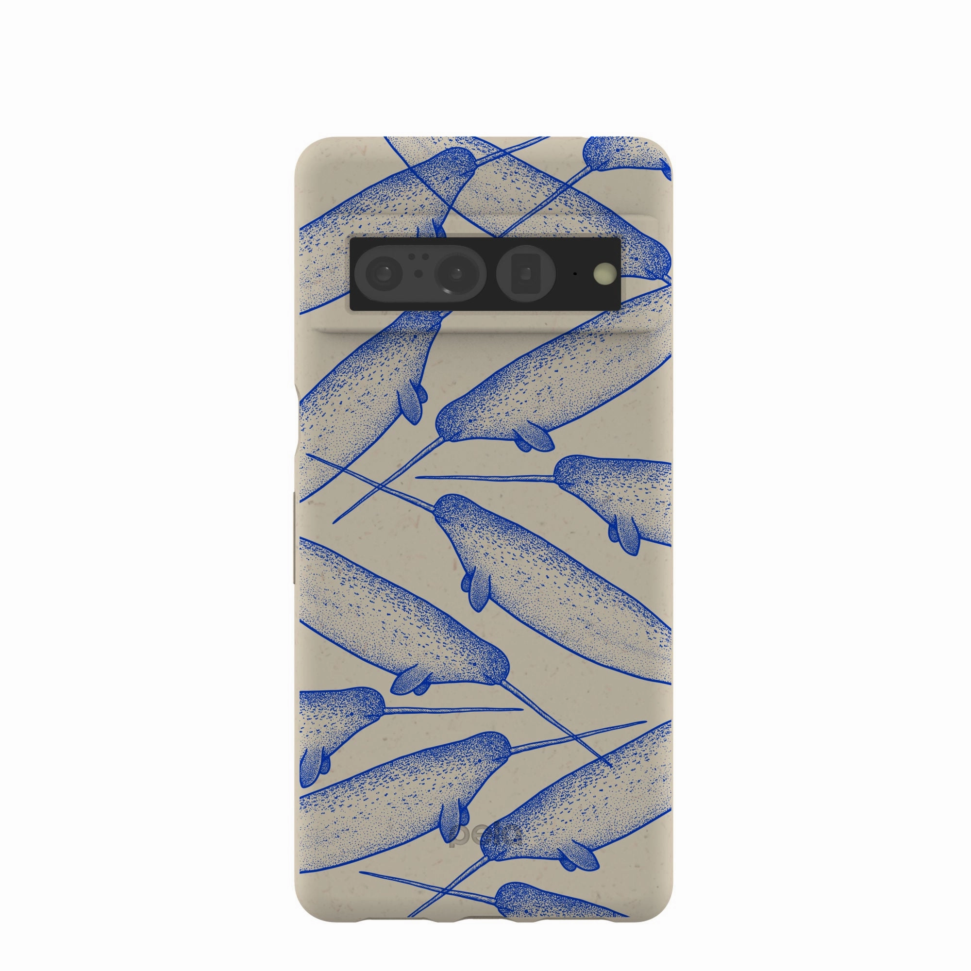 Matte Look Trendy Pattern London Fog Magical Narwhal Google Pixel 7 Pro Case