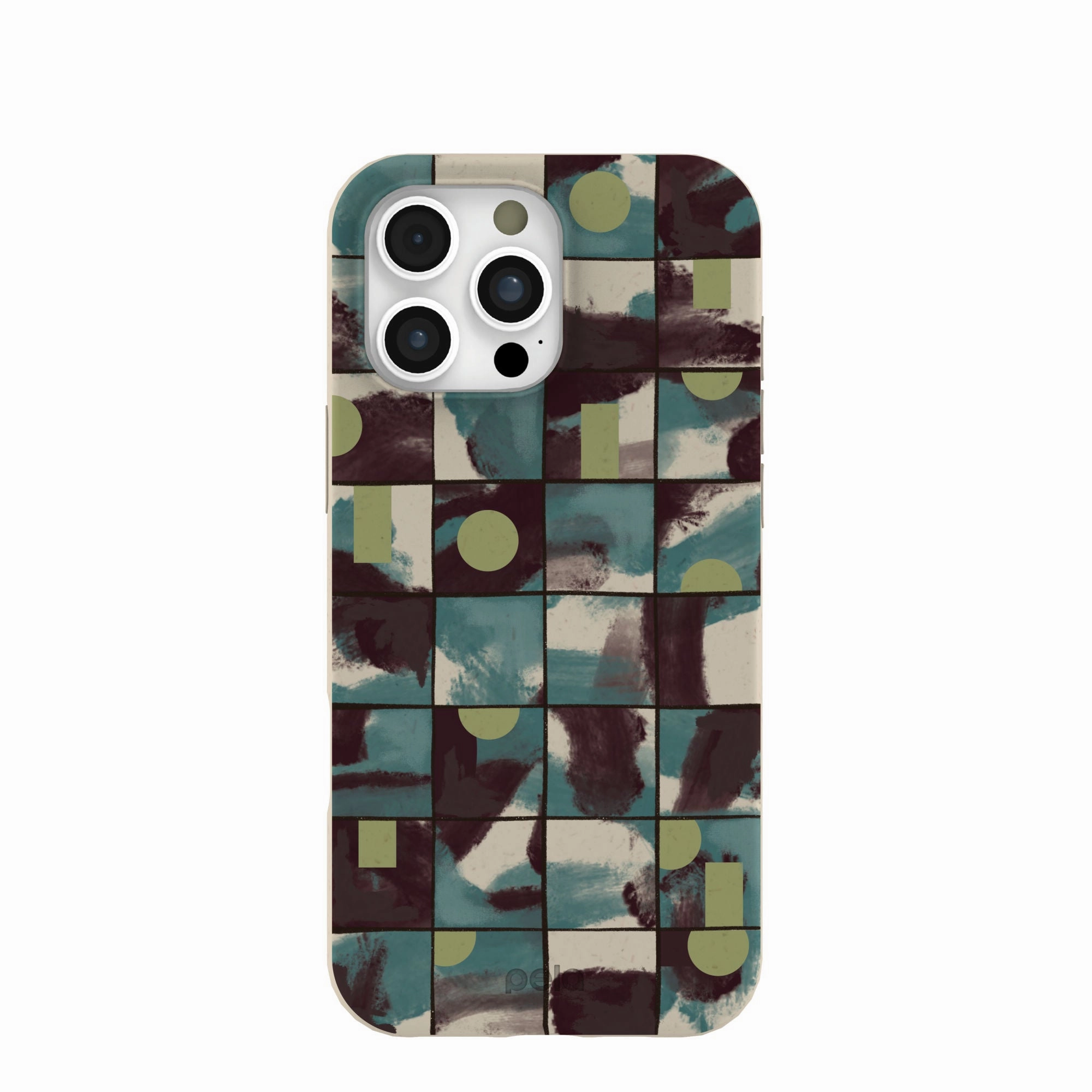 Vibrant pattern London Fog Mosaic Puzzle iPhone 16 Pro Max Case