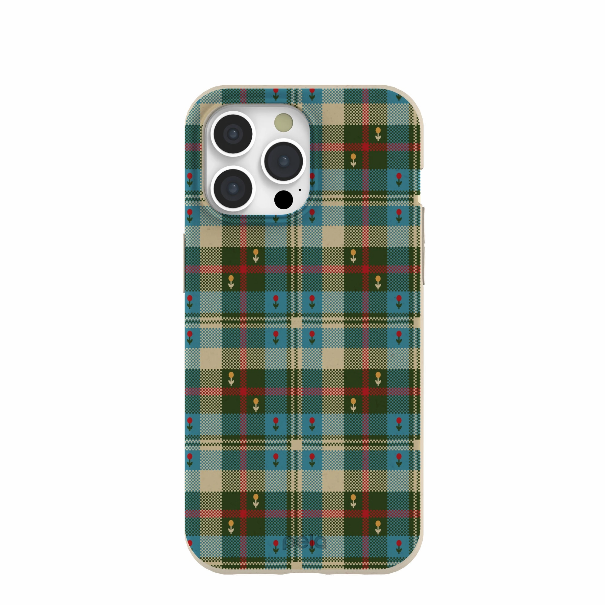 Elegant Pattern Matte Protection London Fog Plaid Picnic iPhone 15 Pro Max Case