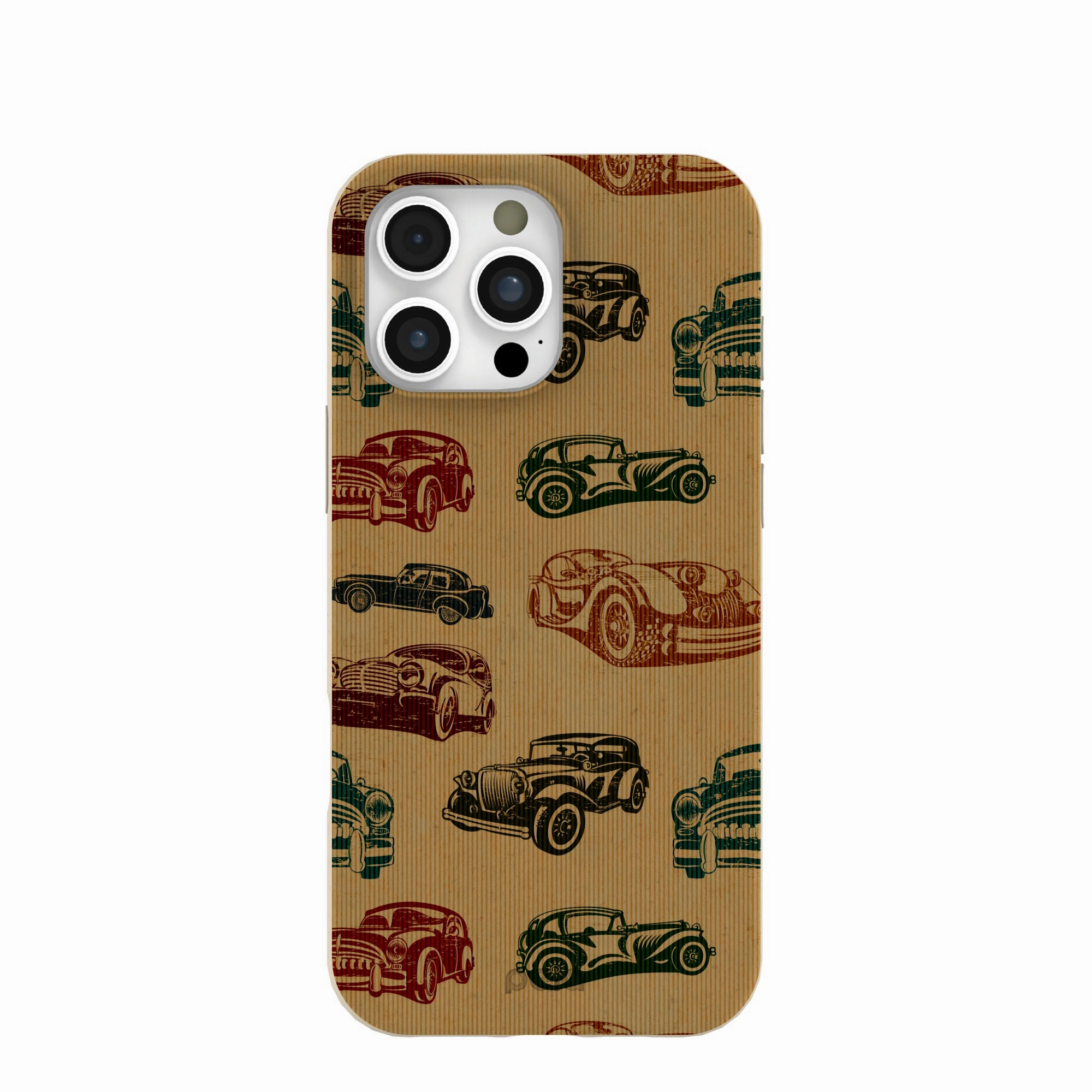 London Fog Retro Car iPhone 16 Pro Max Case Minimal Protection