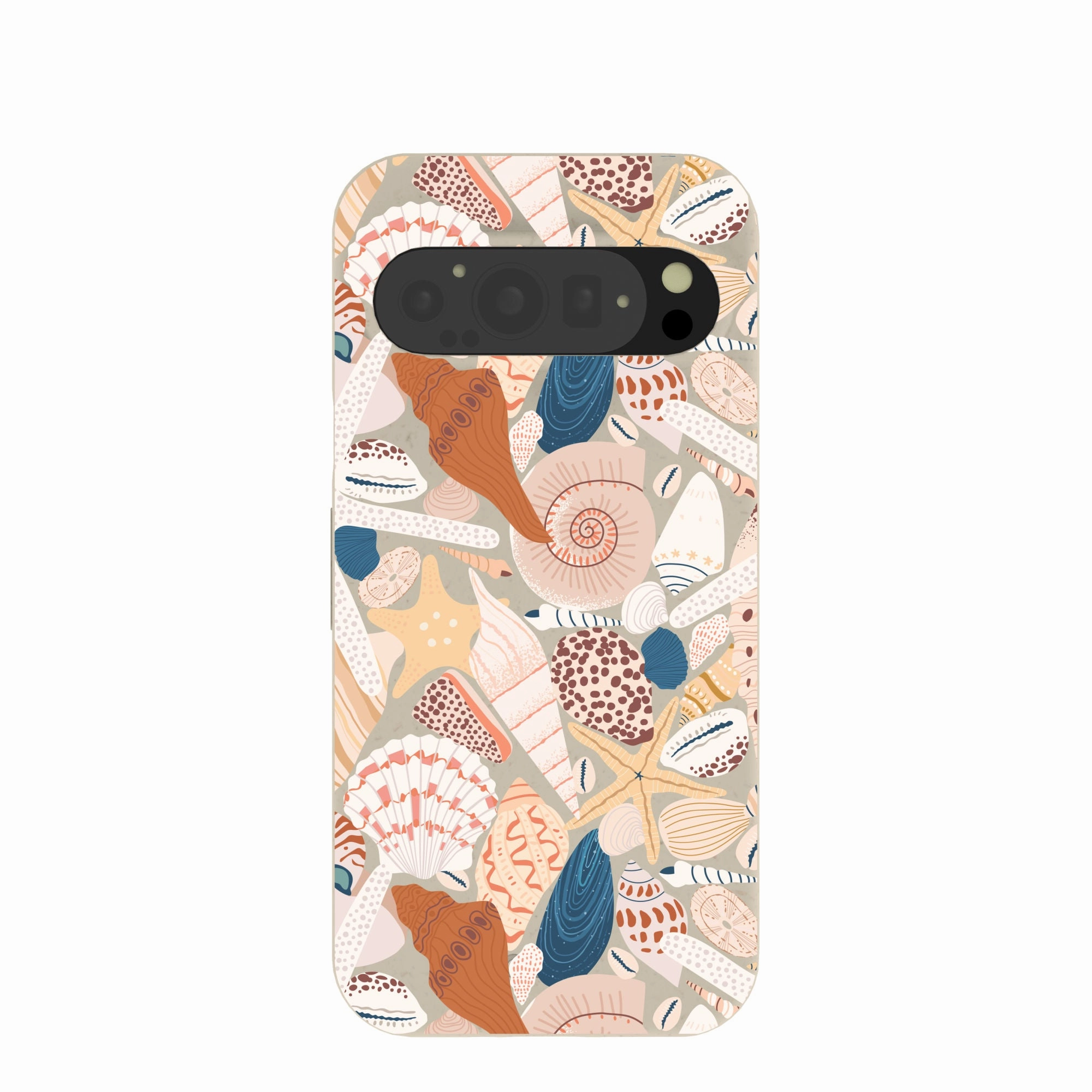 Compact Shape Minimal Feel London Fog Sandy Shells Google Pixel 9/9 Pro Case