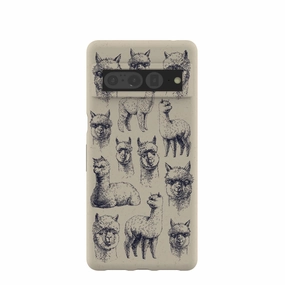 Enhanced Durability London Fog Spitting Llama Google Pixel 7 Pro Case