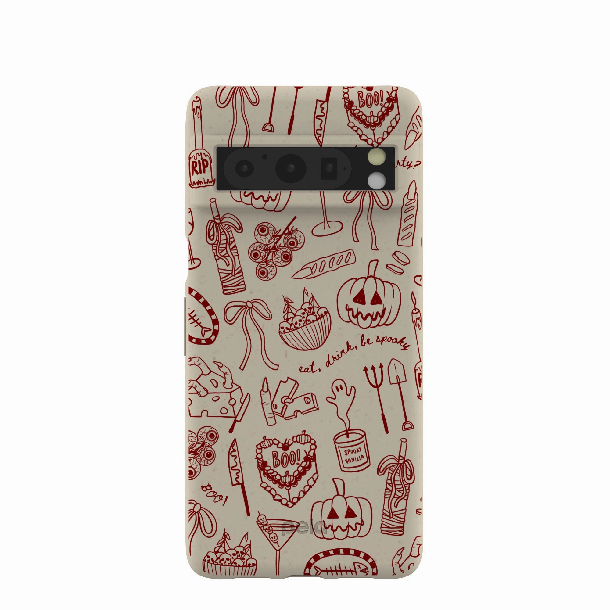 Fashion Statement Flexible Edge London Fog Spooky Dinner Party Google Pixel 8 Pro Case