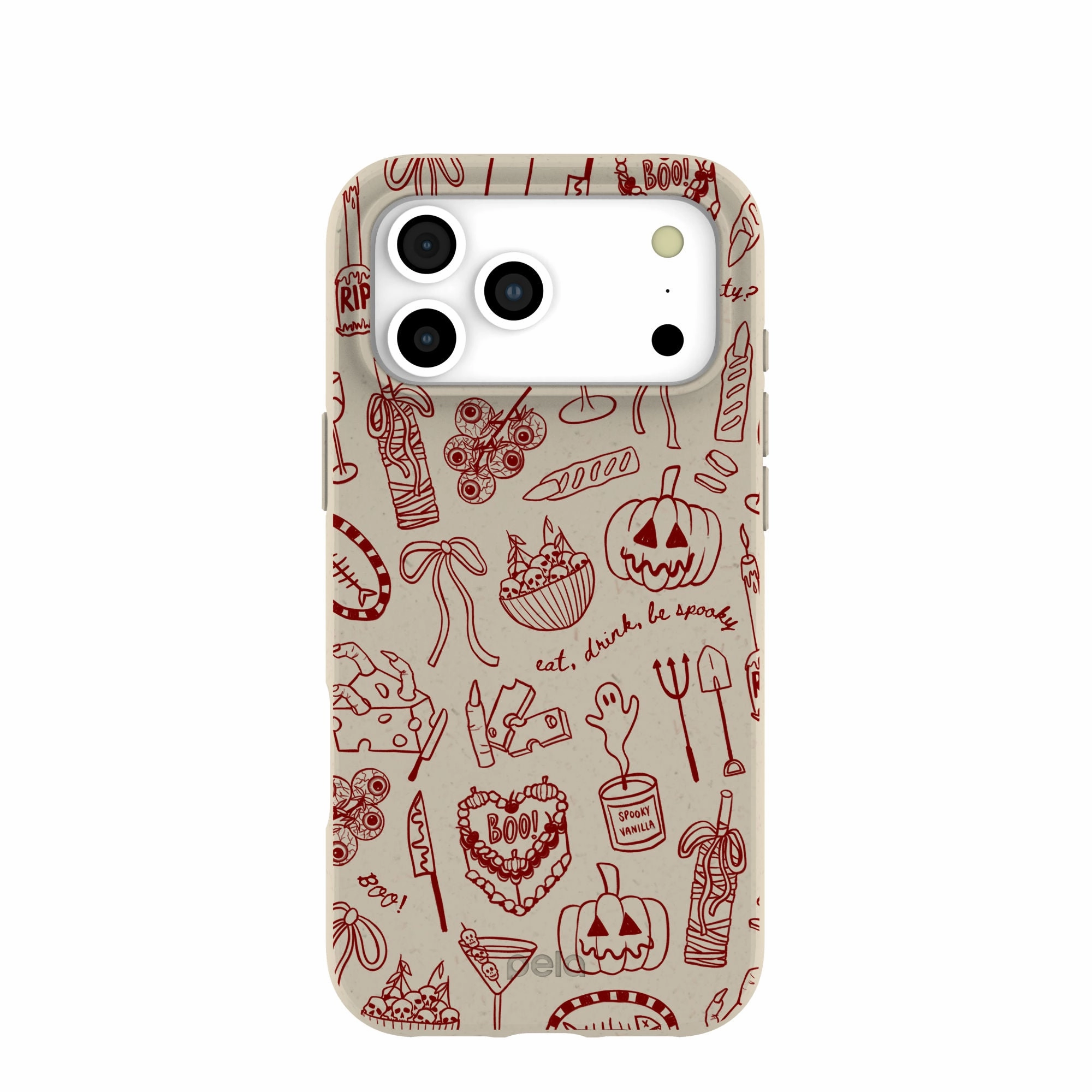 London Fog Spooky Dinner Party iPhone 17 Pro Max Case Impact Guard Shock Frame
