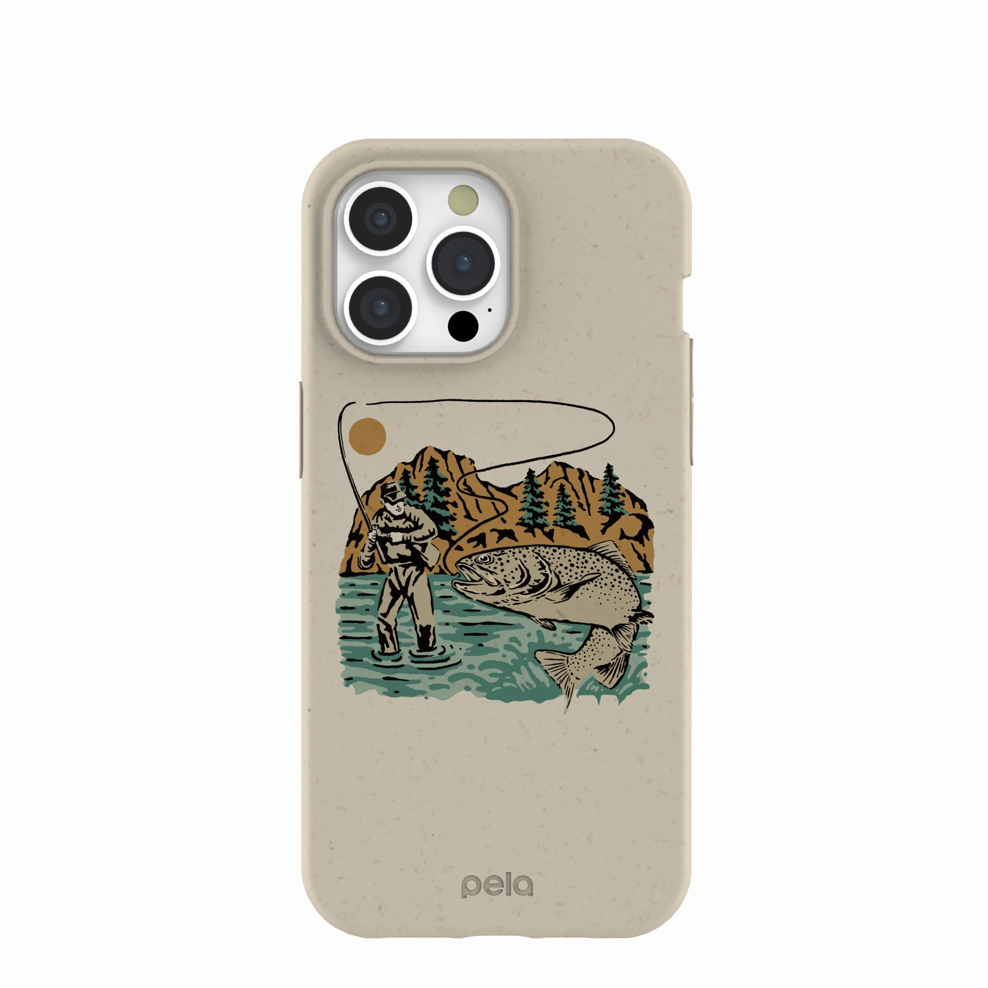 London Fog The Fisherman iPhone 15 Pro Max Case Wireless Charging Compatible