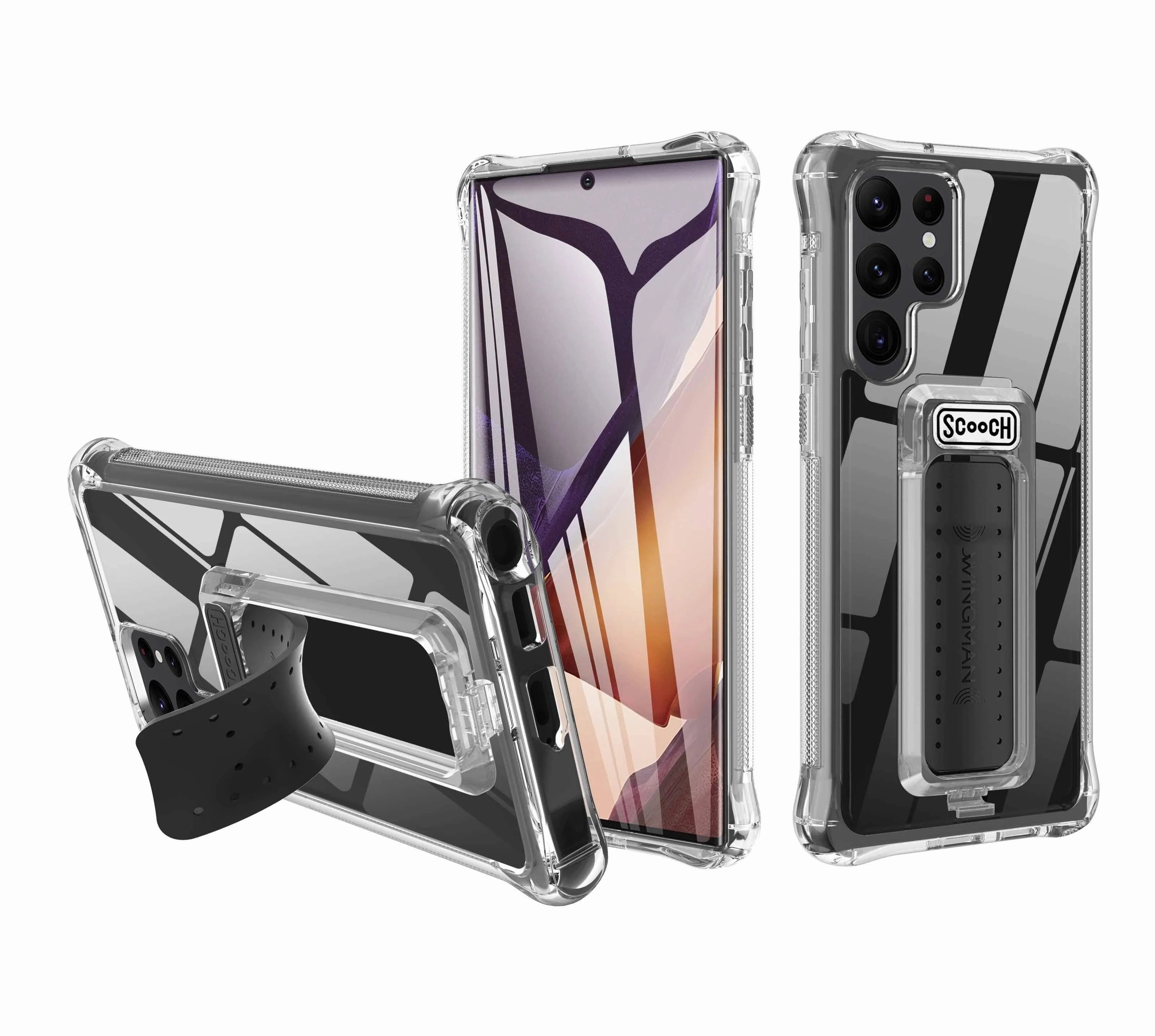 Wingman for Samsung Galaxy S22 Ultra Soft Cushion Rugged Frame