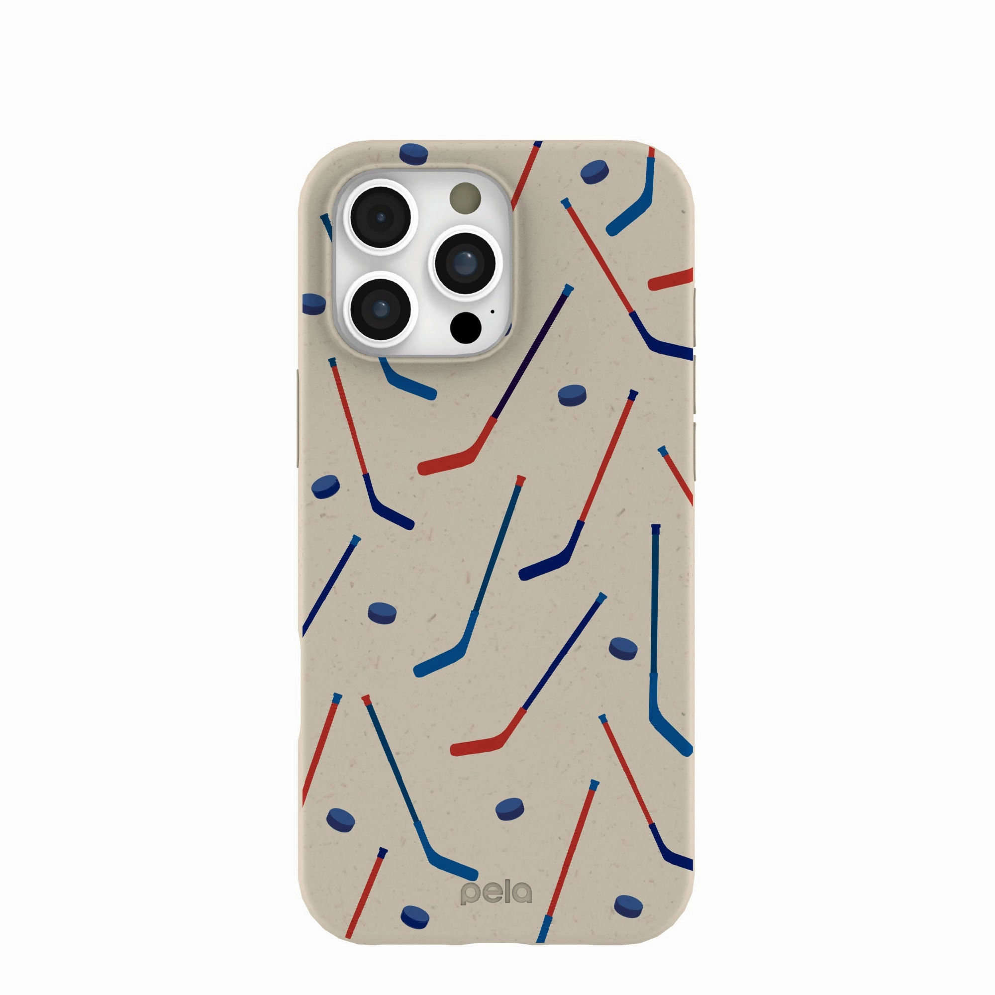 London Fog Pucks and Sticks iPhone 16 Pro Max Case Elegant Texture Layer